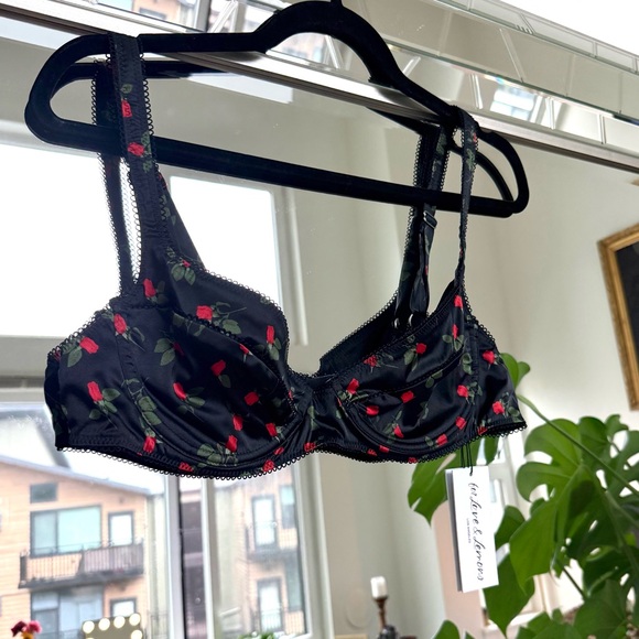 NWT - For Love and Lemons Love Song Satin Bra - Picture 3 of 8